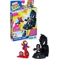 thumbnail image 3 of Marvel Stunt Squad Spider-Man vs. Venom Playset with Action Figures (1.5”), 3 of 4
