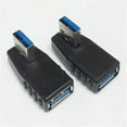 thumbnail image 5 of QHUDLV 90 Degree USB 3.0 Male To Female Adapter Connector 2024 Angle Exte Extender New, 5 of 9