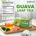 thumbnail image 3 of LeafLea 80 Guava Leaf Tea Bags, Herbal Tea Made from Natural Guava Leaves, Digestive Support & Immune Balance, Caffeine-Free, Sugar-Free, 3 of 17