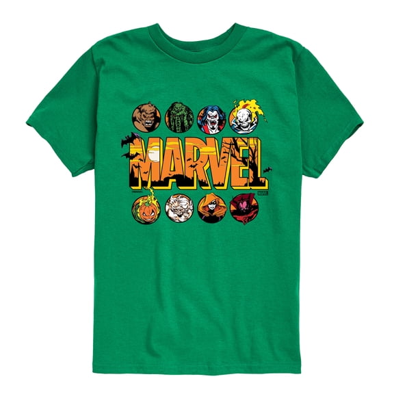 Marvel - Comics Halloween - Youth Boys Short Sleeve Graphic T-Shirt