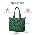thumbnail image 4 of 22 Inch Oversized Travel Bag Lightweight Canvas Weekender Duffel with Multi Pockets, Animal Print, 4 of 5