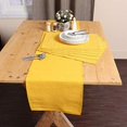 thumbnail image 6 of REDEARTH Table Runner-Ribbed Table Runner Woven Table Linen for Square, Round, Rectangle Dining Table, Coffee Table, Console, Dresser; 100% Cotton 14x72; Dark Gray, 6 of 7