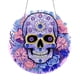 thumbnail image 1 of (GH165) Pintura Diamantes Artesanal Y Arte Imitación Vidrio Colores en Dos Lados Súper Arte para en La Pared Doble Arte Atrapasol Calavera, 1 of 9