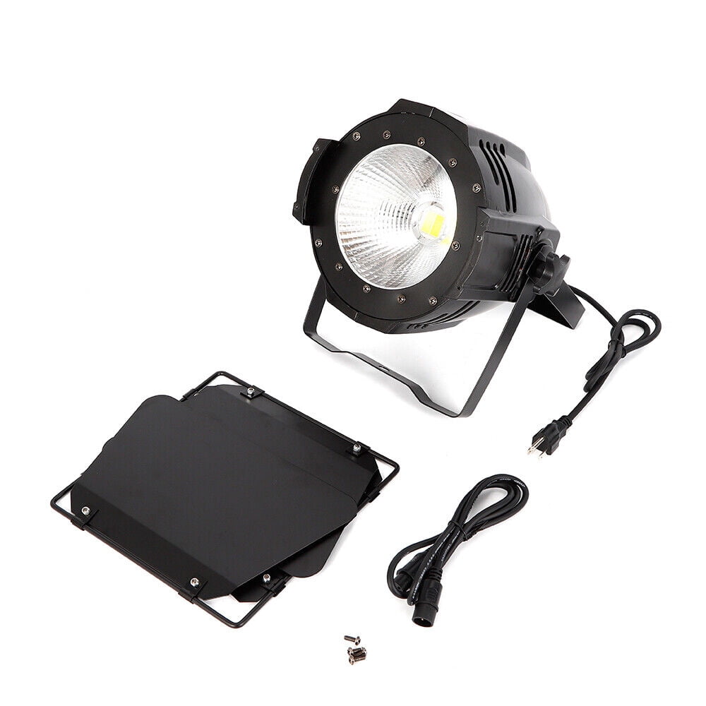 COB LED Spotlights Warm & Cold White Par Light Stage Light 200W with Barn Doors