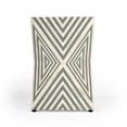 thumbnail image 5 of Butler Anais White And Grey Bone Inlay End Table, 5 of 9