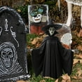 thumbnail image 2 of BinKFF Witch Garden Stakes for Halloween Decor, 8.5 inchs Halloween Pumpkin Bats Ghost Garden Yard Sign for Lawn Decorations Outdoor Garden Halloween Party Decor, 2 of 5