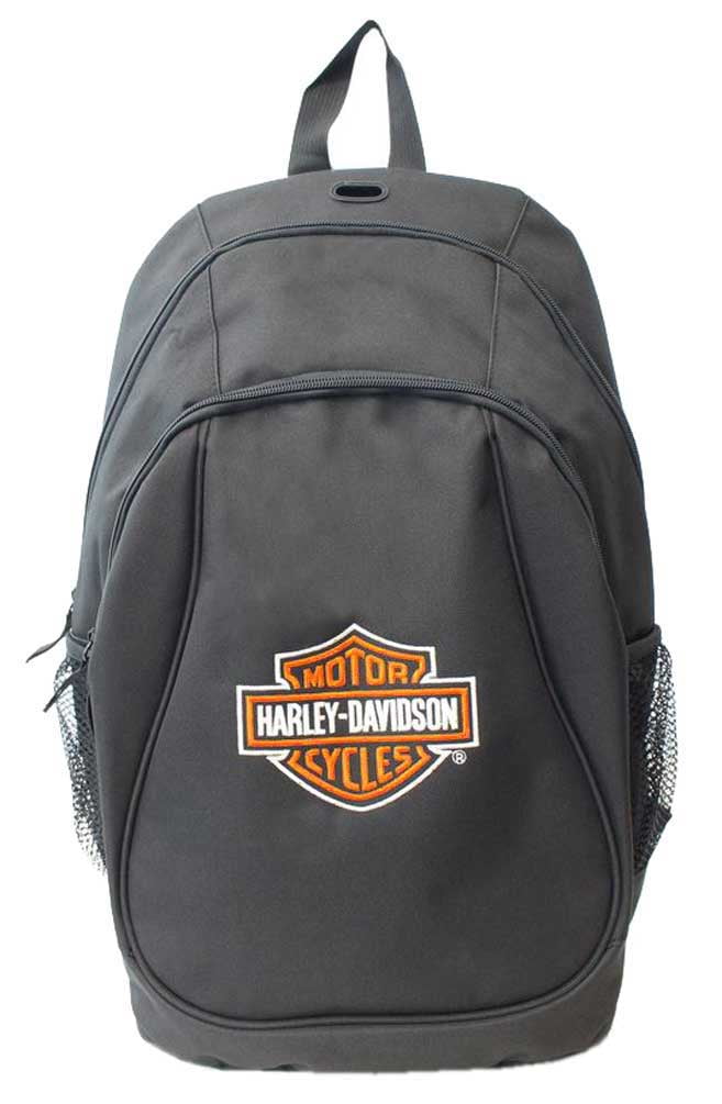 Harley-Davidson Embroidered Bar & Shield Logo Backpack, Black XBP1500 ...