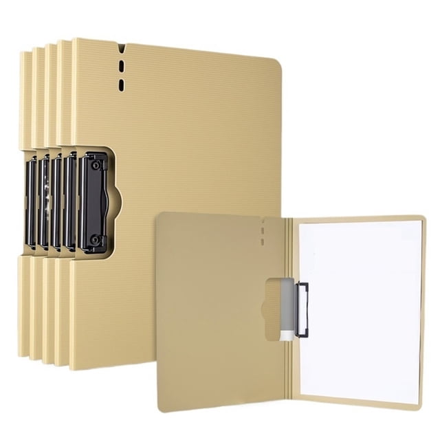 5 Pcs Single Clip A4 Folder Multifunction Can Be Folded Writing Pad Data Storage Office Supplies