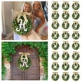 thumbnail image 4 of BNNG 2024 New Last Name Year Round Front Door Wreath with 26 Initial Letter Welcome Sign, Eucalyptus Garland, and Bow | Spring Wreaths for Front Door Decor | Outdoor Hanger Garland, 4 of 4