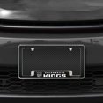 thumbnail image 2 of Sacramento Kings Metal License Plate Frame Chrome Tag Cover Carbon Fiber Design 6x12 Inch, 2 of 8