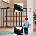 thumbnail image 2 of Puerta Seguridad Expandible Reja Escalera Para Bebés y Mascotas con Extensión y Cierre 75 a 124cm, 2 of 7