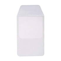 AUQ 6PCS PVC Pen Inserted Leak-Proof Pocket Protectors Shirt Pocket for School Hospital Office,White