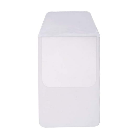 AUQ 6PCS PVC Pen Inserted Leak-Proof Pocket Protectors Shirt Pocket for School Hospital Office,White