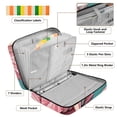 thumbnail image 4 of Haosy Accordion File Organizer Zipper Binder 500 Sheet 6-Tab Expanding File Folder Multi-Pocket 1.2 Inch 3 Ring Fairy Sitting Book and Coffee, 4 of 7