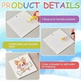 thumbnail image 5 of 20 Sheets Magic Foam Texture Paper 4 Shapes Foam Texture Drawing Paper for Acrylic Painting DIY Art, 5 of 5