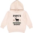 thumbnail image 2 of Inktastic Papa Hunting Buddy Bow Hunter Toddler Hoodie, 2 of 4
