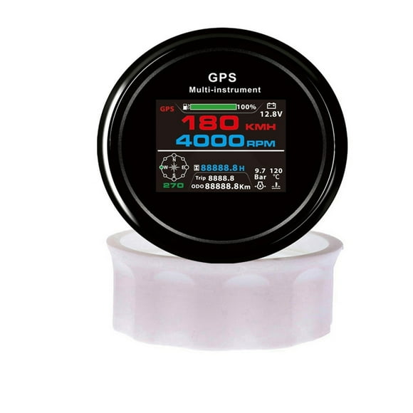 10 In 1 Multi-functional GPS meter Digital meter With Tachometer Water Temperature Gau Oil Press Fuel Level 9-32V ,High Precision