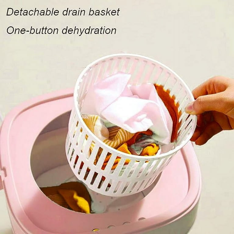 Portable Washing Machine,Mini Washing Machine for Baby Clothes Underwear or  Small Items, Foldable Mini Washing Machine with 3 Modes for Apartments
