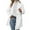 White, variant on Women's Blazer Jackets Notched Lapel Single Breasted Trench Coat Casual Fall Winter Slim Fit Pea Coats Outwear with Pockets White S
