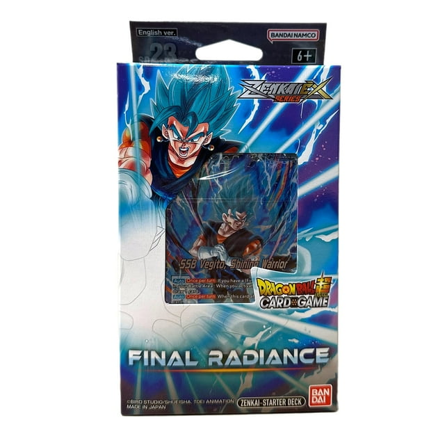 Juego de cartas coleccionables Bandai Dragon Ball Super CG Starter Deck