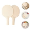 thumbnail image 5 of LULULION 6Pcs Blank Wooden Table Tennis Paddle Kit Unfinished Grip for Crafting, 5 of 7