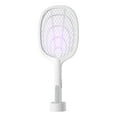 thumbnail image 2 of BCZHQQ Electric Fly Swatter,3000V Rechargeable 2-in-1 Racket w, Purple Light,20.7x8.6,Auto & Manual Modes,for Indoors,Outdoors, 2 of 8