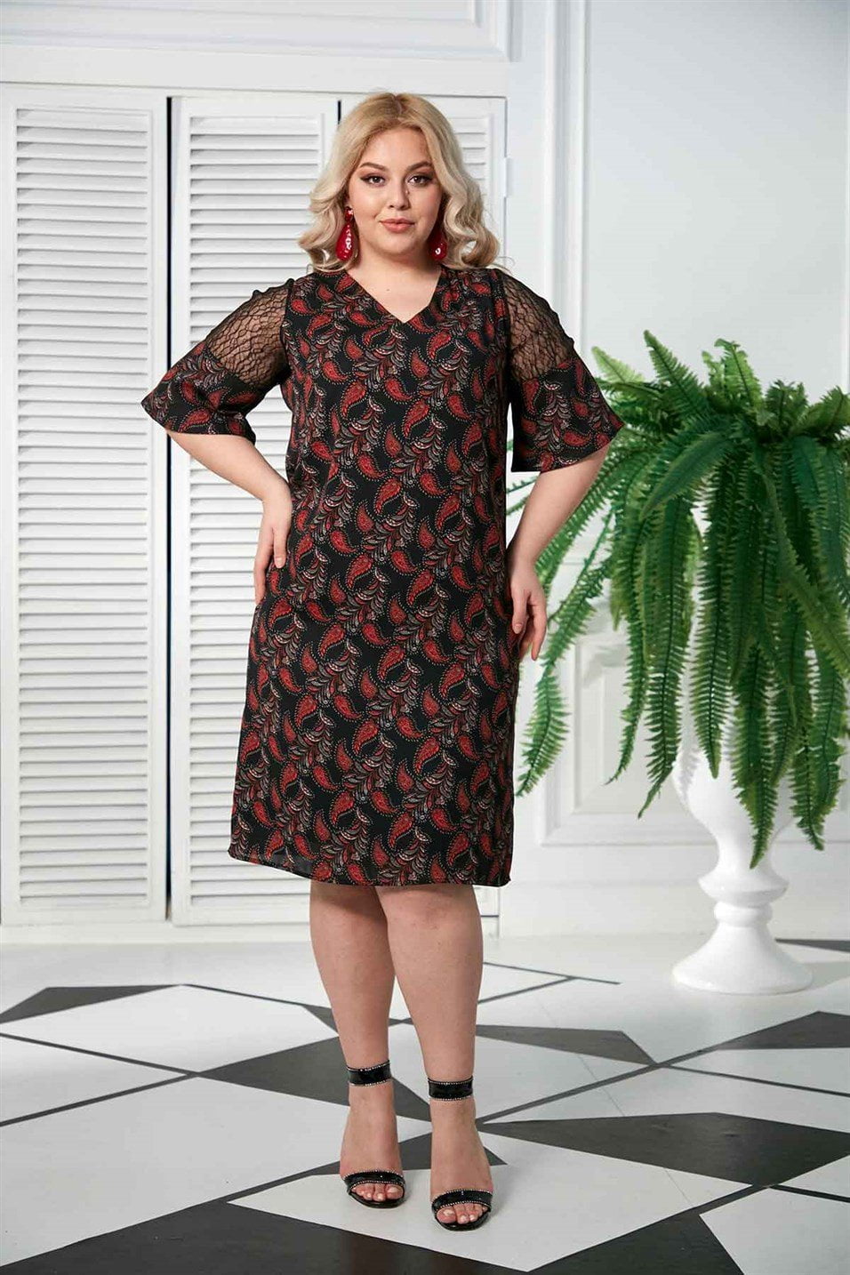 walmart burgundy dress