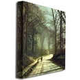 thumbnail image 2 of Trademark Fine Art "Moonlight Walk" Canvas Art by John Grimshaw, 2 of 2