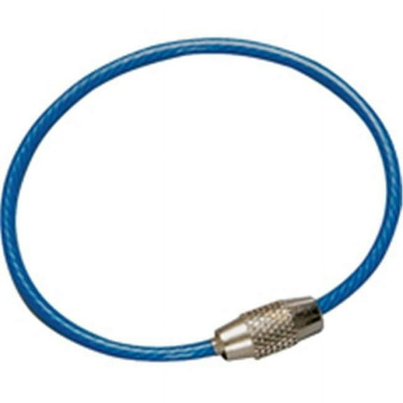 HY-KO 2GO 6" Steel Cable Key Ring, Nylon Coated Keychain