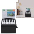 thumbnail image 1 of Adorno de Calendario de Piano, piano reproducible recargable por USB, 52 Tarjetas de Calendario Semanal Con Partituras, 1 of 7