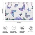 thumbnail image 3 of Pink Butterfly Flower Pattern Bathroom Rugs Mat,Non Slip Microfiber Bathroom Rug,Rubber Backing,Soft Bathroom Mats for Bathroom Floor,Tub and Shower,20x32in(50x80cm), 3 of 3