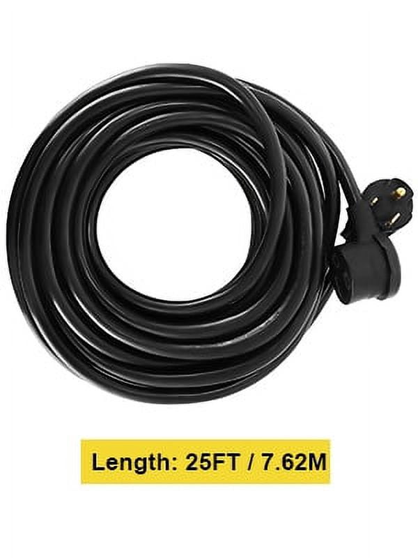 VEVOR Welding Extension Cord 25ft 50AMP 6-50P/6-50R Heavy Duty Welding Cord 10AWG 250V for MIG,Lincoln,Plasma,Miller,TIG
