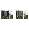 thumbnail image 2 of 2X Placa Base X79G LGA2011+E5 2670 V2 CPU+4X4G DDR3 RAM+Grasa TéRmica+Soporte de Cable M.2 NVME PCIE X16 USB2.0 SATA3.0, 2 of 5