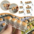 thumbnail image 3 of Cute Bread Keycap Stress Relief Clicker Keychain Mini Mechanical Keyboard Button Fingertip Keyring Pendant Keyring Decompress, 3 of 9