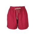 thumbnail image 2 of Innerwin Bermuda pour Femmes Shorts de Plage d'Été Taille Haute Jambe Droite Rouge TTG, 2 of 5
