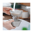 thumbnail image 3 of Stainless Steel Small Basin Kitchen Cooking Bowl Drain Basket Fruit Drain Basin Conical Drain Basket Set, 3 of 5