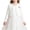 White, variant on Girls Cardigan Handmade Flower Long Sleeve Solid Button Front Knit Shawl Wrap Outerwear