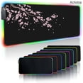 thumbnail image 5 of Sakura-alfombrilla grande para ratón, color rosa, RGB, retroiluminada, alfombrilla de ratón para gamers, accesorios para juegos, almohadillas para teclado, alfombrilla de escritorio de velocidad XXL 9, 5 of 5