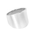 thumbnail image 2 of Simply Stylish Wide Front Band Solid Sterling Silver Ring - 10, 2 of 5