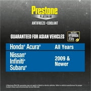 (3 pack) Prestone Platinum Asian Blue Antifreeze and Coolant 50/50 1 Gallon