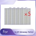 thumbnail image 1 of For SLAM Bobsweep PetHair Robot Vacuum Cleaner 5 Pack Replacement Washable Filter Kit Vacuum Cleaner, 1 of 5