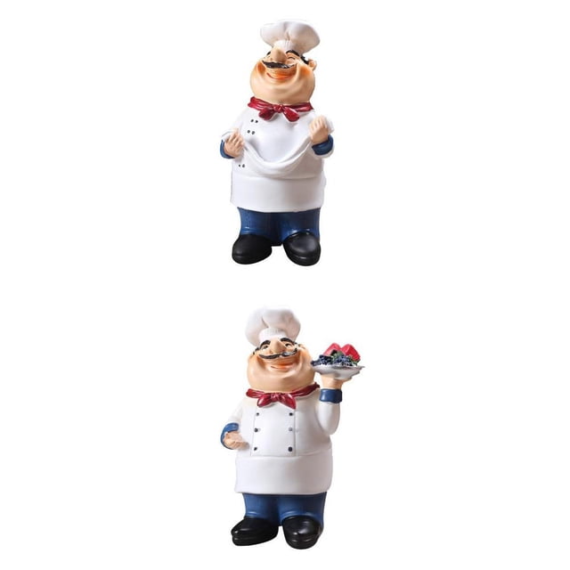 Figuras de chef,Figuras de chef de cocina,Decoración de chef de cocina,Estatua del chef de cocina,Figuras de Chef decoración de cocina