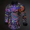 thumbnail image 1 of Camisa superior para hombre con estampado floral de tótem, dragón y estrella, de alta definición, ligera, cómoda, suave, de manga larga, informal, nuevo estilo 2024, 1 of 6