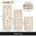 thumbnail image 2 of Boho Kitchen Rug Sets 3 Piece with Runner Non Slip Kitchen Rugs and Mats Washable Kitchen Mats for Floor Thick Kitchen Floor Mat Carpet Runner Rugs for Hallway Laundry Holiday Decor, 2 of 6