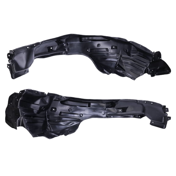 Zcargel 1 Pair Front Mudguard Liner Left & Right Replace OE 59110CA011 59110CA001, Compatible with Subaru BRZ 2013-2020, Durable Black Plastic Fender Splash Shield Inner Wheel Housing Cover