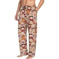 thumbnail image 2 of Balery Maneki-Neko Cats print Men's Pajama Pants,Ultra Lightweight Pjs,Lounge Pant-XX-Large, 2 of 9
