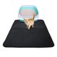 thumbnail image 2 of Alfombrilla impermeable para atrapar arena para gatos Almohadilla inferior antideslizante para mascotas EVA (Negro S) Likrtyny Mascotas, 2 of 5