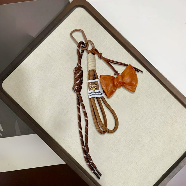Iron Key Decorations Home Decoration Other decoration Iron Durables Keychain Hanging Rope Pendant Decoration Bag Decoration Pendant Thanksgiving Christmas Gift