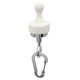 thumbnail image 3 of Gancho magnético para tienda de campaña, mosquetón en forma de D, accesorios para acampar al aire libre (blanco), 3 of 4