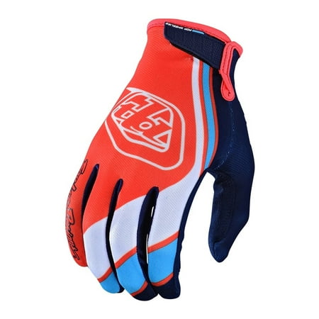 Troy Lee Designs 2019 Air Gloves - Seca Orange/Dark Navy - (Best Mens Gloves 2019)